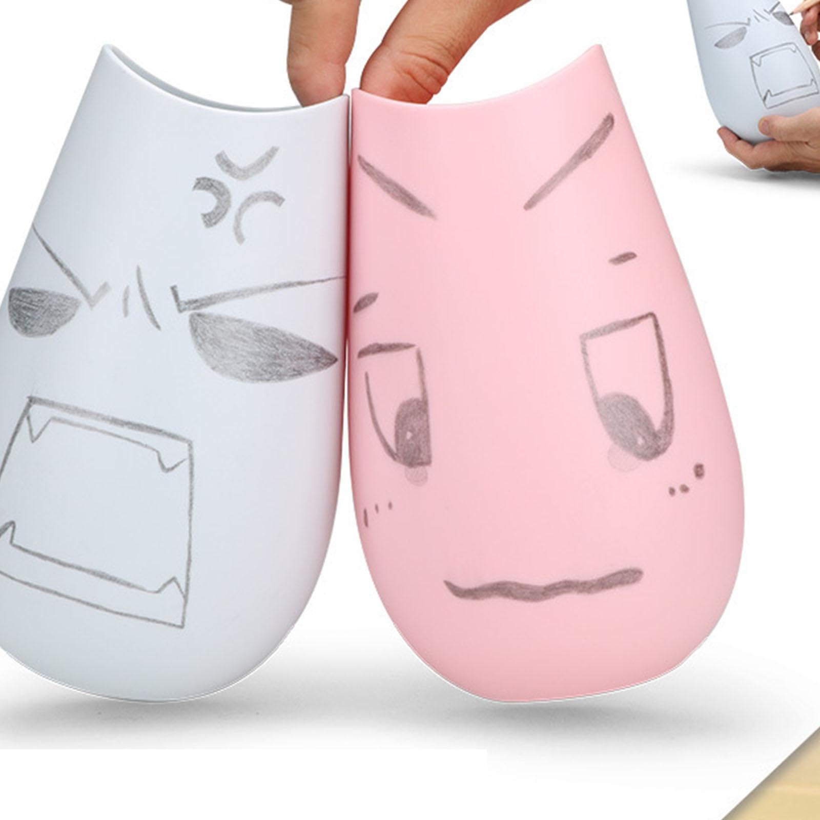 Scream Jar Multifunktions Schreigefäß Schallschutz Ventilglas Dekorationsflasche Graffiti Flasche Aus PP Entspannend für Kinder Erwachsene Zuhause Bür, Blau