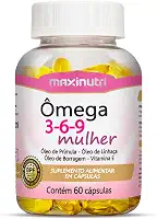Maxinutri Ômega 3/6/9 Mulher (Linhaça/Prímula/Borragem/Vit.E) - 60 Cáps.