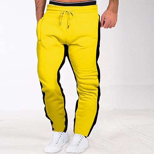 Miniatura 3 de Vickyleb Sweatpants for Men Jogger, Men's Fleece Slim Fit with Pockets Workout Baggy Slim Fit Athletic Sweatpants