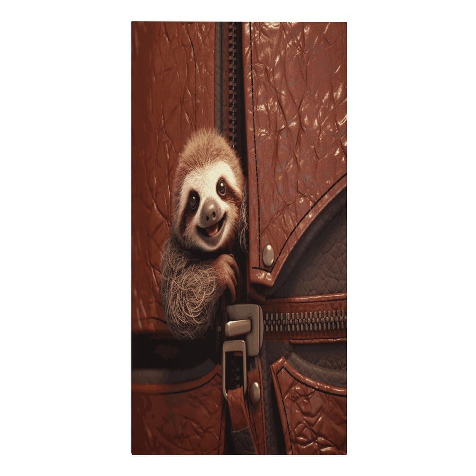 Adfgyerh Women's Style Sloth On Zipper Microfiber Sand Free Towels Large Quick-Dry. Beach Towel For Swimming Pool Camping Beach .Beach Accessories， They Are Essential Accessories For Adults, And Men, Vacation Gift