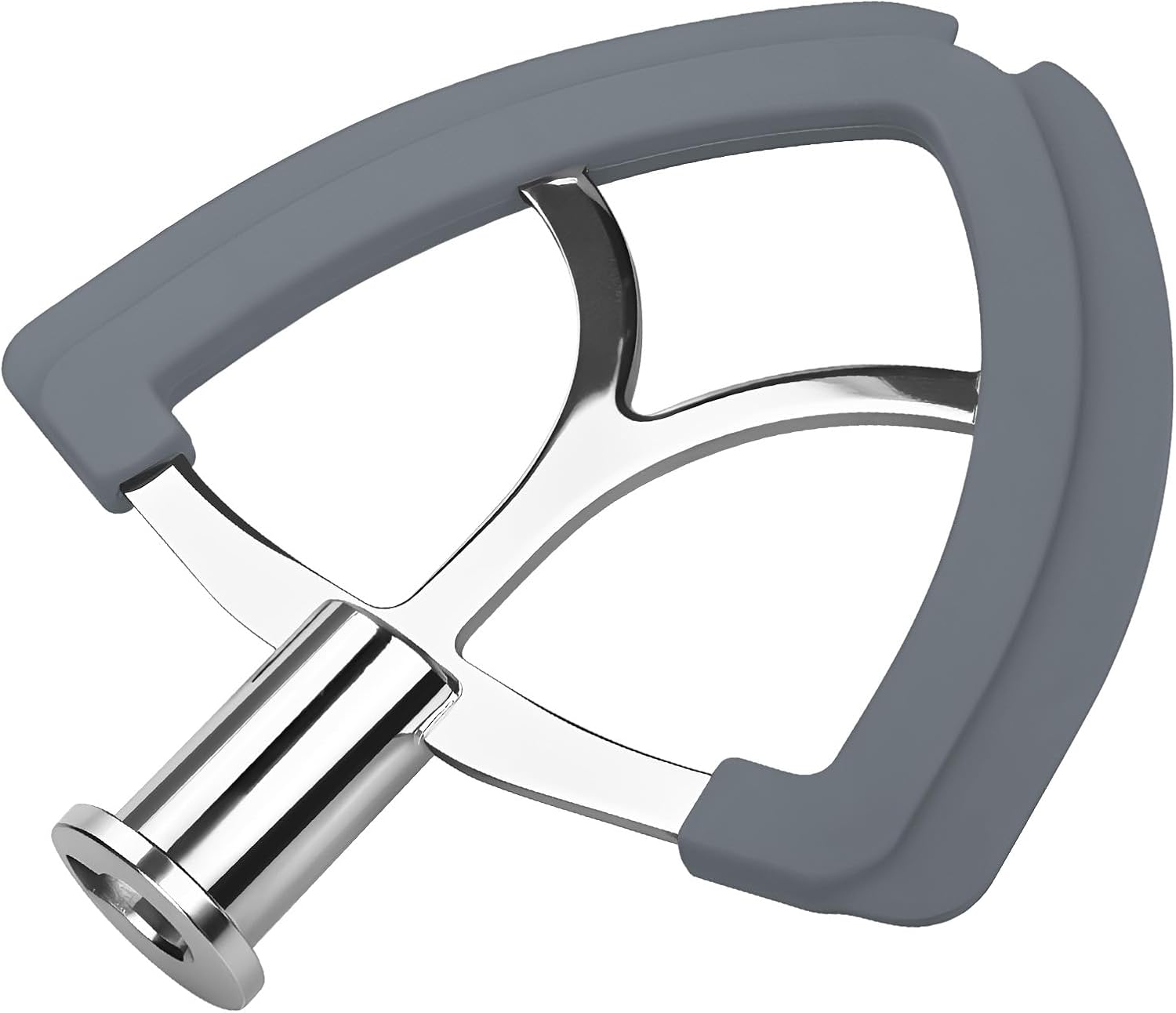 Mixer Attachments for KitchenAid 4.5–5 Quart Tilt-Head Stand Mixers – Compatible with Artisan & Classic – Beaters, Whisks, Dough Hooks & Attachment Sets by MMOBIEL (Flex Edge Beater, Stainless Steel)