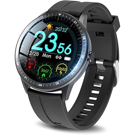 【2021最新版Bluetooth5.2技術 & 2種ベルト付き】 スマートウォッチ 活動量計 24種類運動モード IP68防水 歩数計 ビジネス運動両用 超長い待機時間 音楽再生&明度調整＆天気予報 座りがち注意 目覚まし時計 消費カロリー カスタムダイヤル Line/Ins/Twitter/Eメール 通知 父の日 母の日 ギフト itDEAL-M16正規品