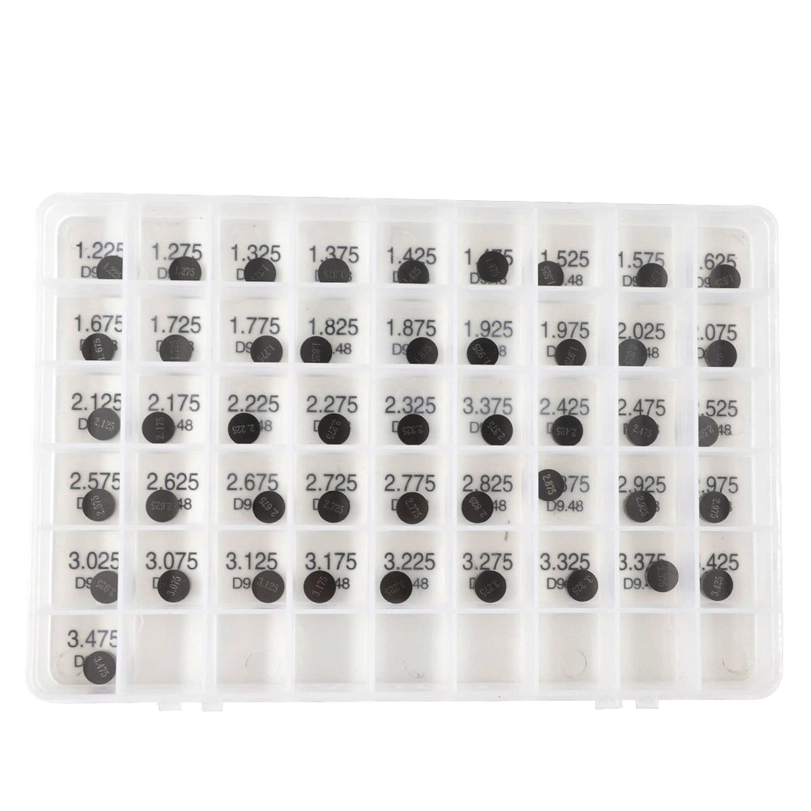 AHL- 46pcs 9.48mm Motocicleta Pastillas ajustable juego de válvulas Valve Shim kit para Yamaha YFZ450 2004-2009 2012-2013 /Yamaha YFZ450 Bill Balance Edition 2006-2007/Yamaha YFZ450 SE 2007-2008