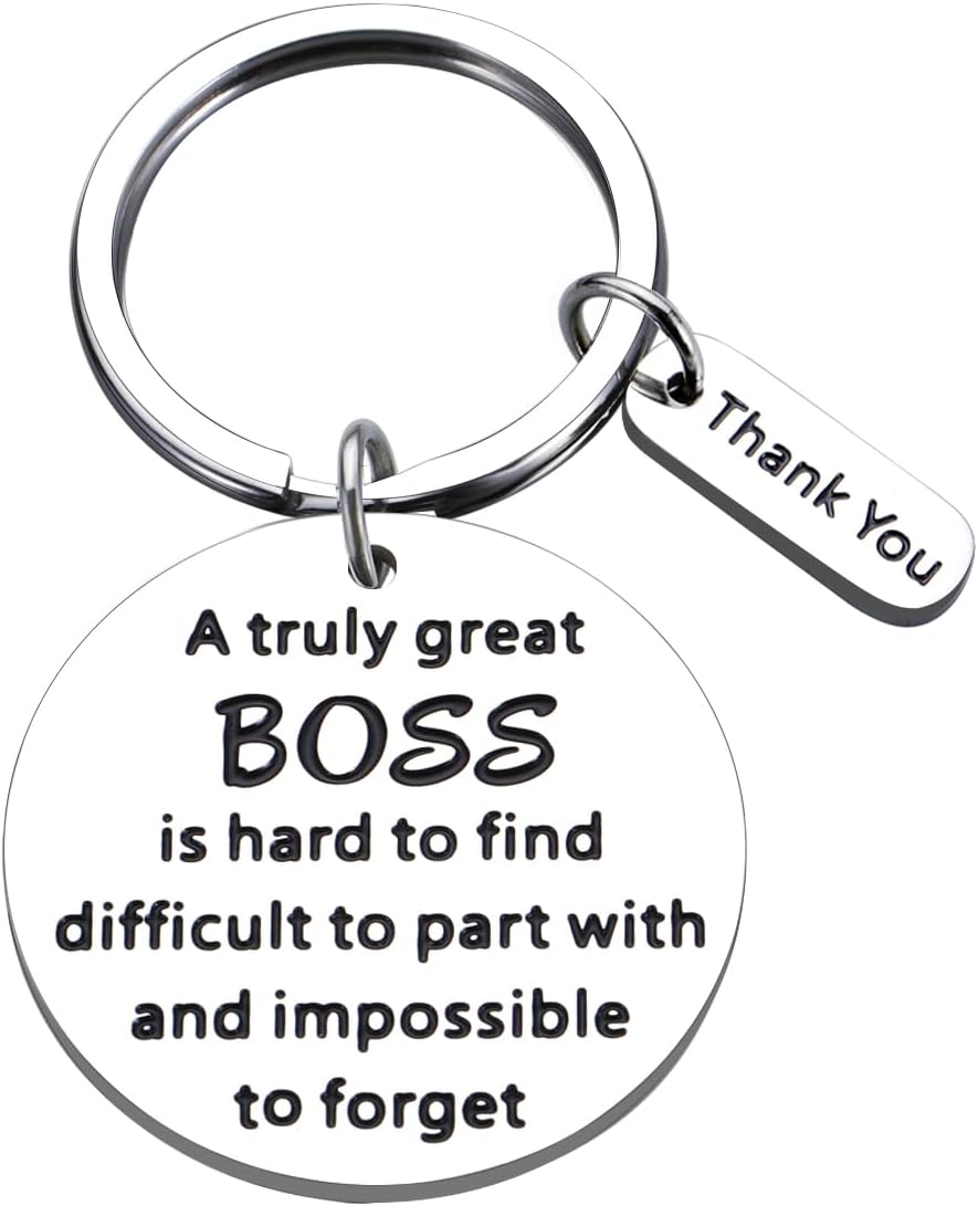 ZZPBosses Day Gifts for Women Men Keychain National Boss Day Gifts for Him Her Leader Manager Cool Gifts for Bosses Superior Mentor Happy Bosses Day Decorations Principal Appreciation Gifts