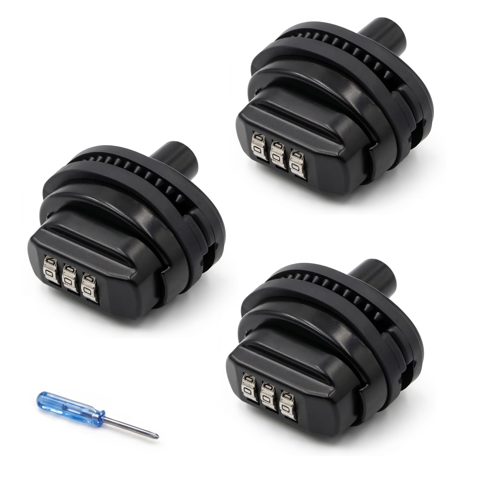 RioRand 3-Digit Combination Trigger Lock Resettable Gun Safety Lock with Rubber Pads Compatible with Pistols Handguns Rifles Shotguns