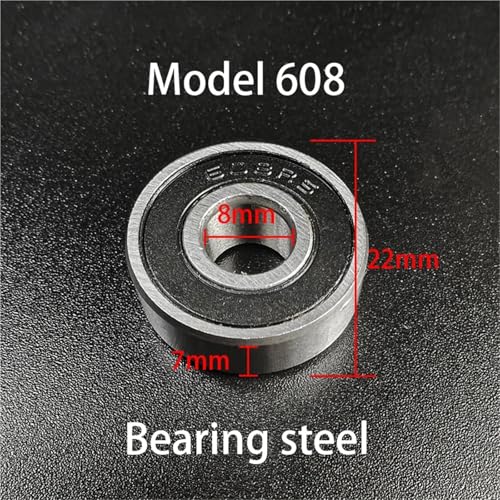Roulement 608 céramique 8x22x7mm idéal pour réparer vos rollers - 7