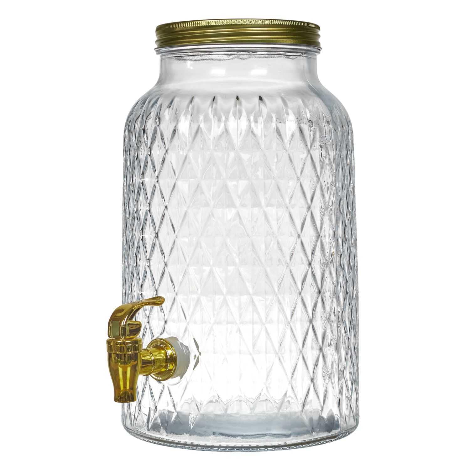 THE HOME DECO FACTORY 6 Litre Diamond Design Drink Fountain