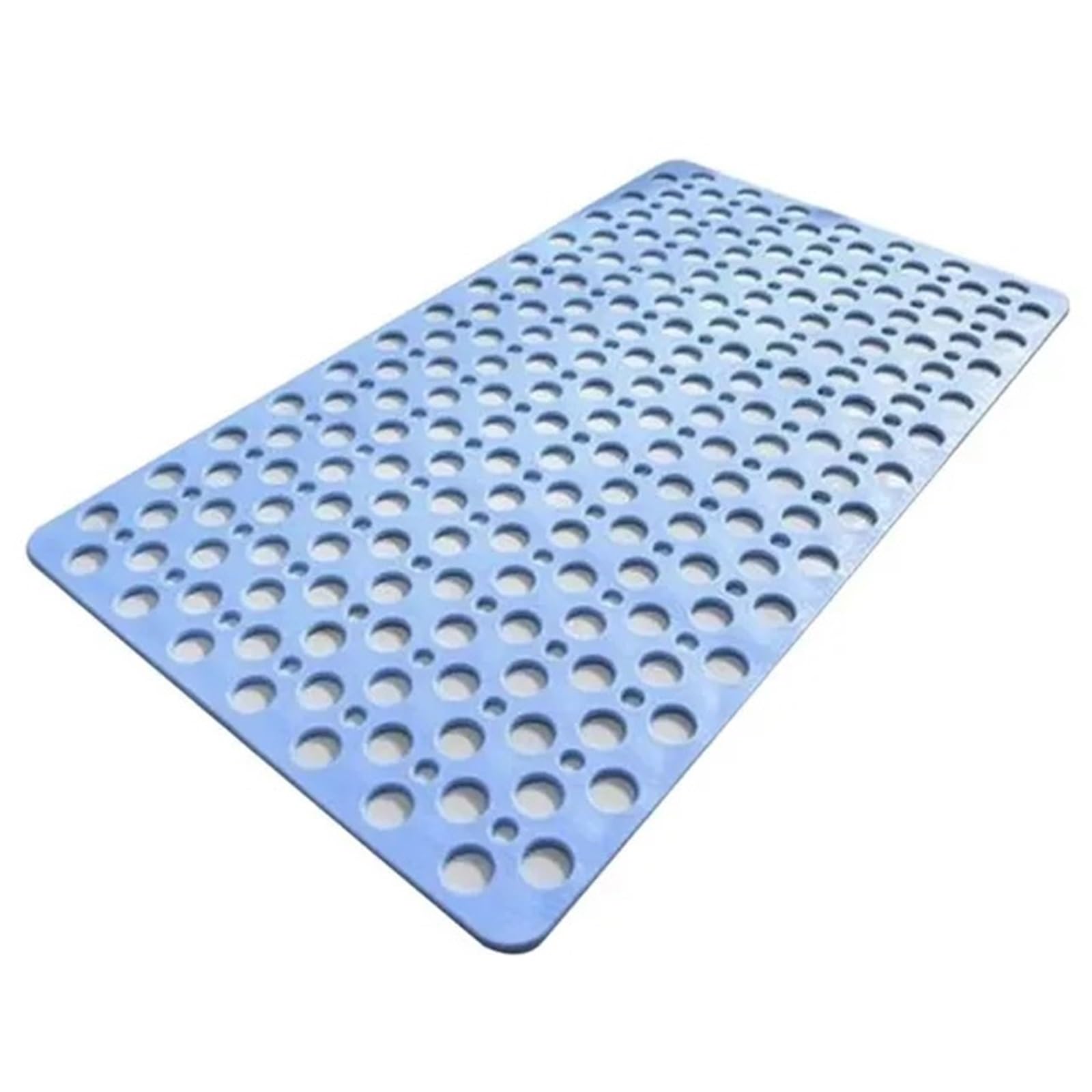Tapis de Bain AntidéRapant Tapis de Bain antidérapant avec ventouses et Trous Drainage(Blue,700MMx380MM)