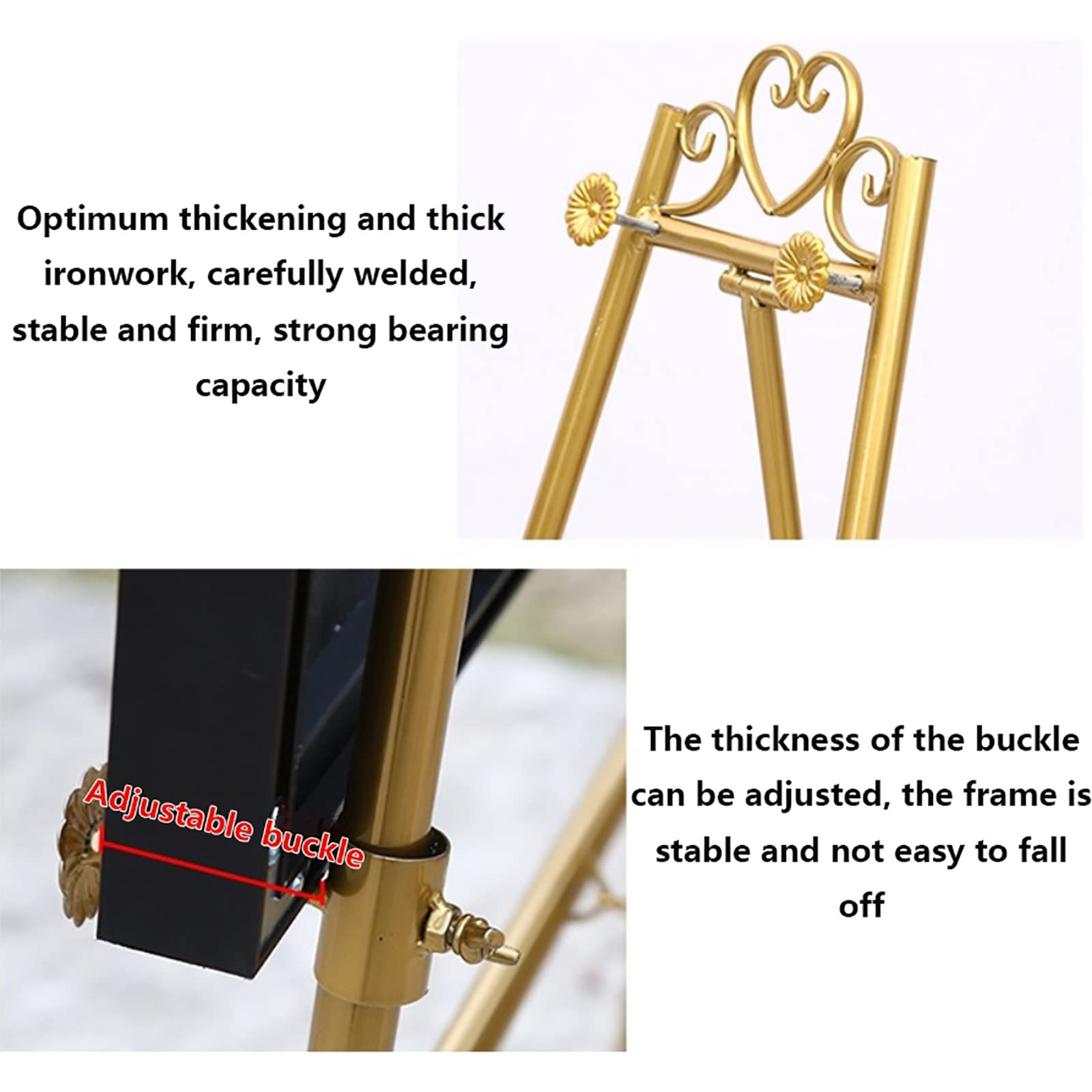 Amazon.co.jp: イーゼルスタンド 傾斜高さ調節可能な折りたたみ式油絵