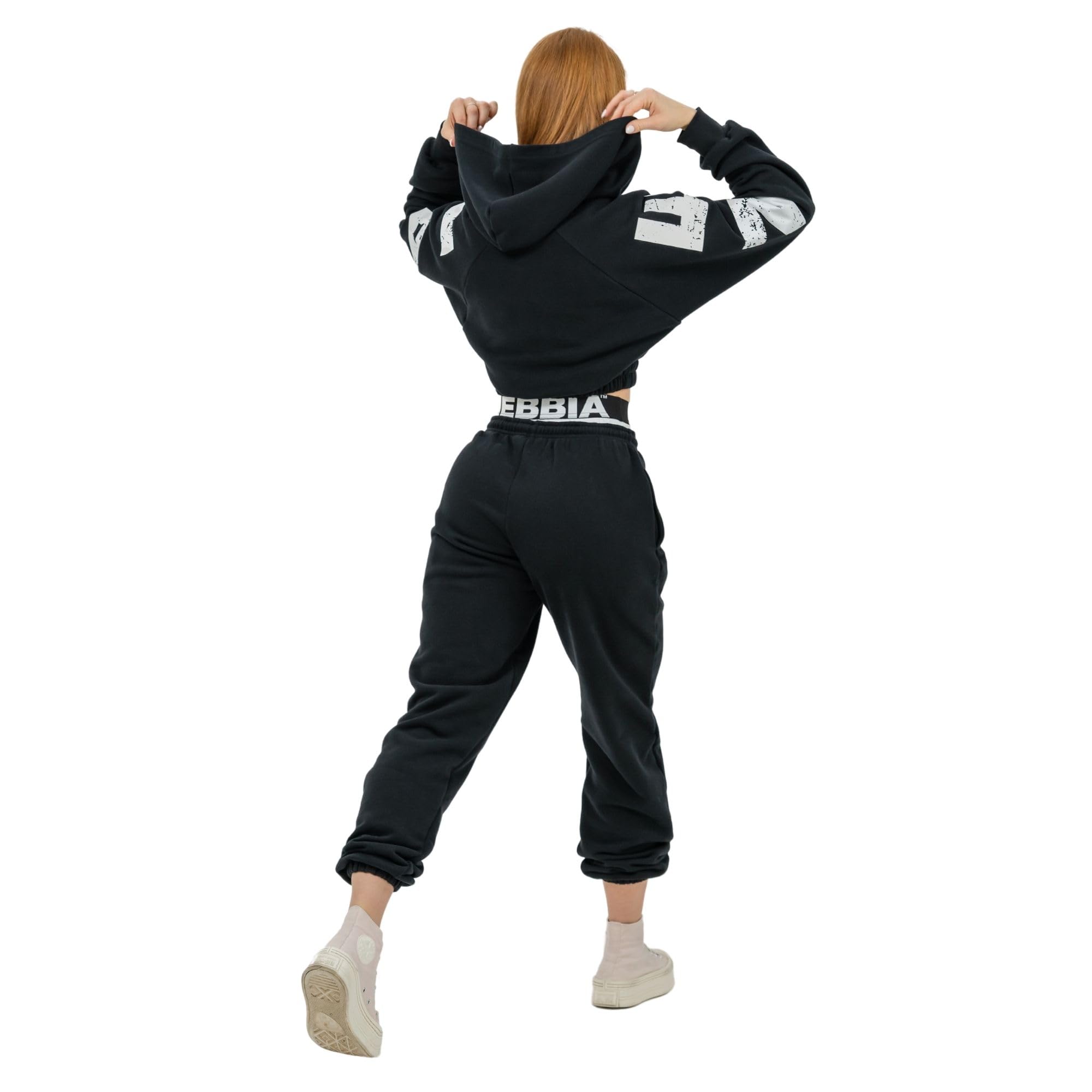 Nebbia Aesthetic - Felpa da donna con cappuccio da palestra, cropped da donna, con cappuccio e cappuccio
