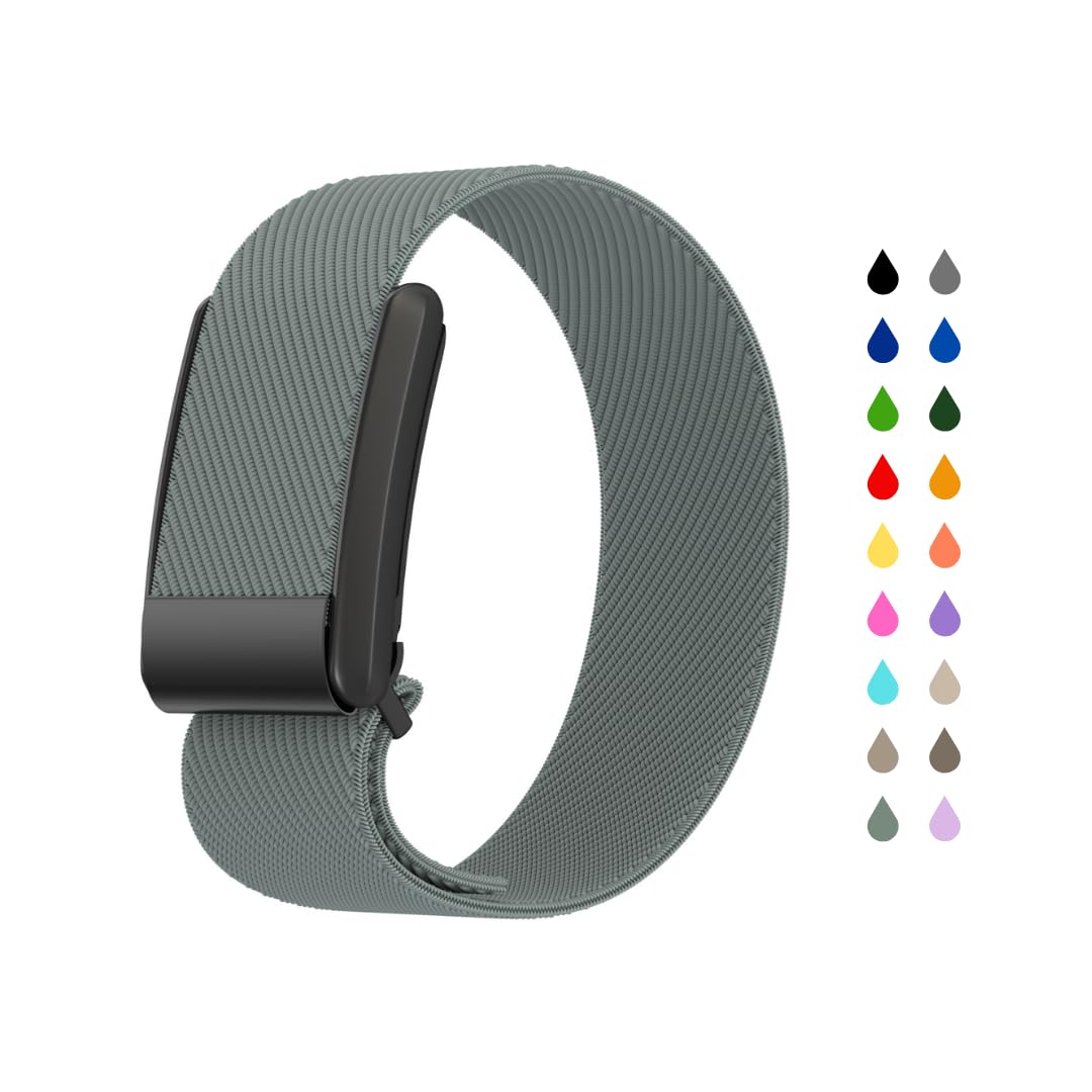 Lunar Straps Bracelet de sport respirant et réglable en nylon ultra léger compatible avec Whoop 4.0