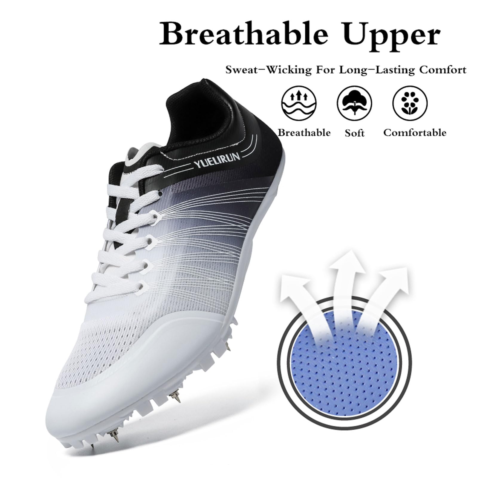 Track And Field Shoes Men Women Kids Running Racing Spikes Shoes,Spikes Sneakers Track Competition Athletics Shoes Brand New And Never Used - View #7