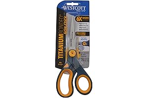 Westcott 641C 8-Inch Titanium Bonded Scissors