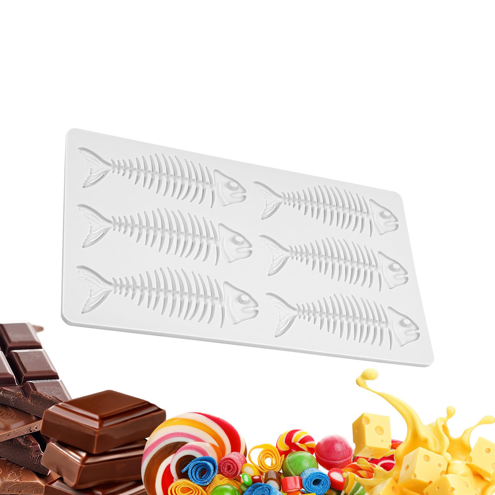 Moldes de silicona para chocolate y repostería casera