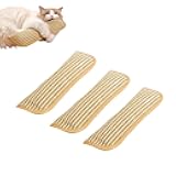 3 Pack Catnip Toys for Indoor Cats - 13 Inches Catnip Pillows, Catnip Toys, Sisal Scratching Pad, Interactive Cat Nip Kicker Toys for Anxiety Relief