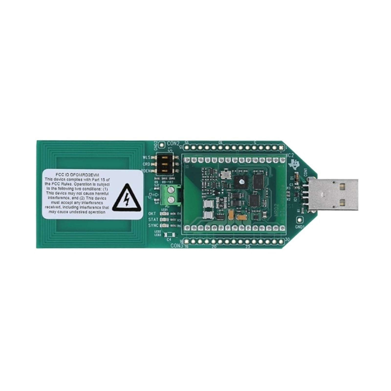 1 unids/Lote MRD2EVM HDX Placa de Desarrollo basada en módulo Lector USB Placa de evaluación de RI-STU-MRD2 Stock Original