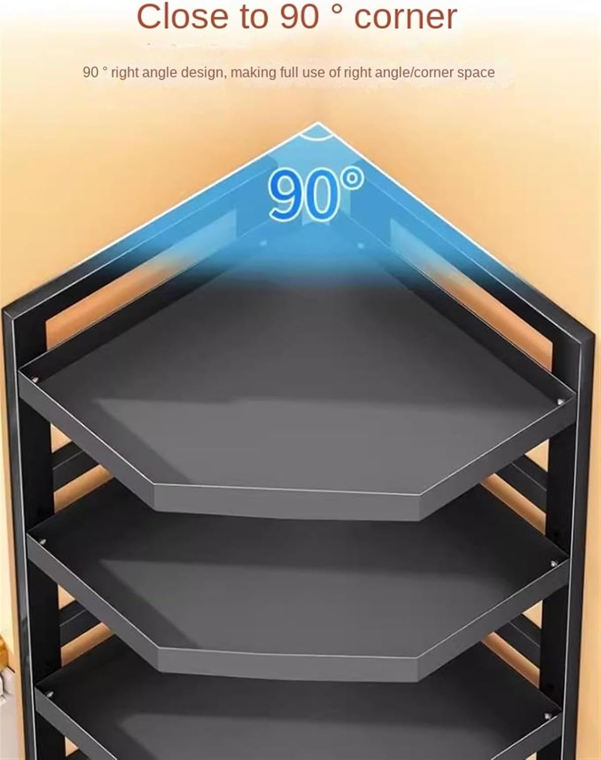 マニーローズ アンティークのコーナーラック キッチン マニーローズの