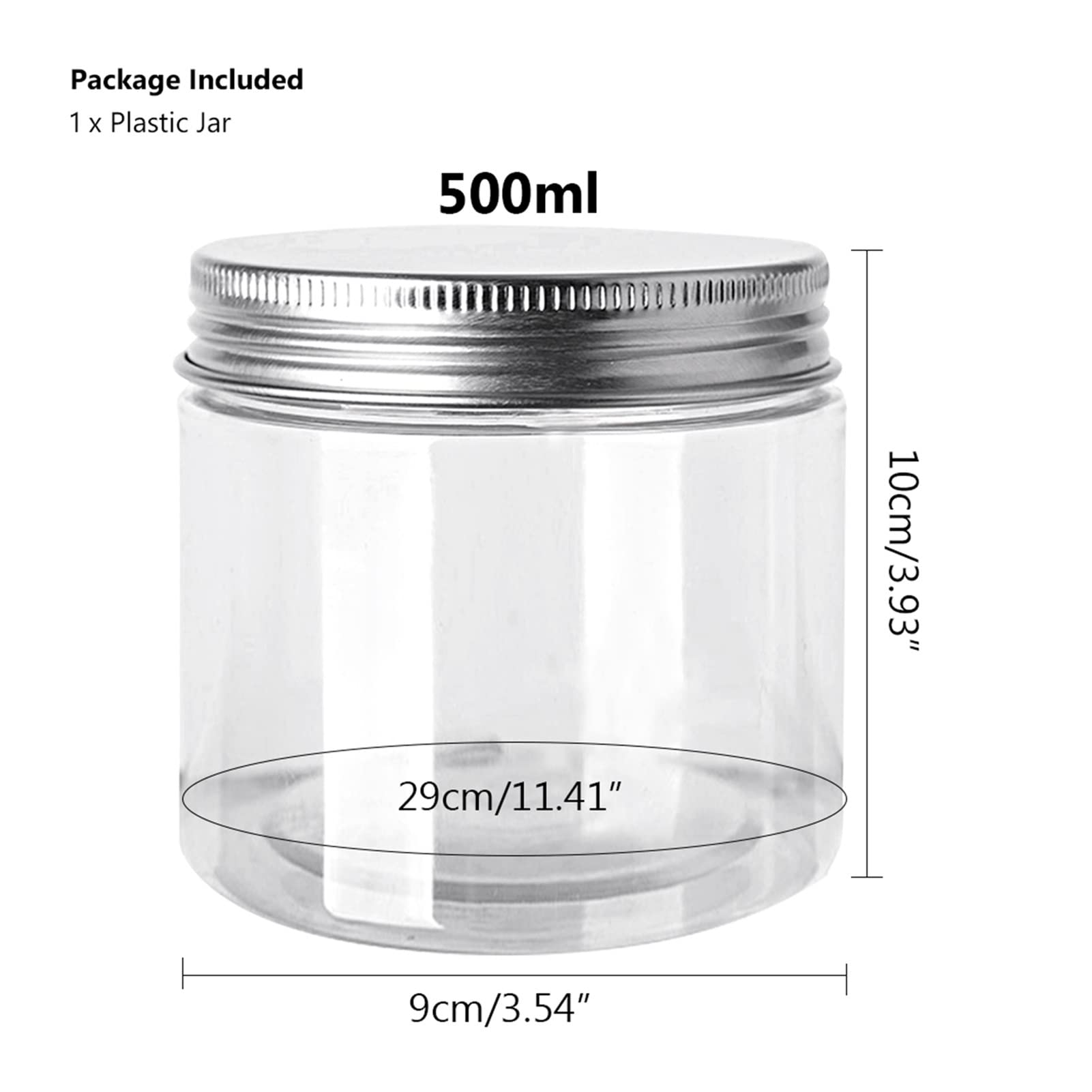 Amazon｜蓋付き小型密閉保存瓶、オンス 保存容器 30-500ml