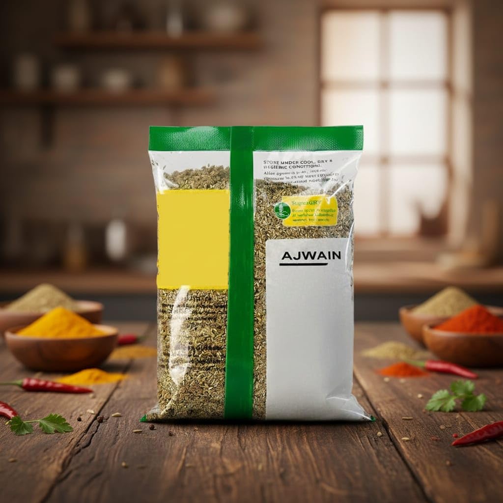Naturale Ajwain 100 grams | Whole Ajwain(Carom Seeds) | No Added Colour | Preservatives Free
