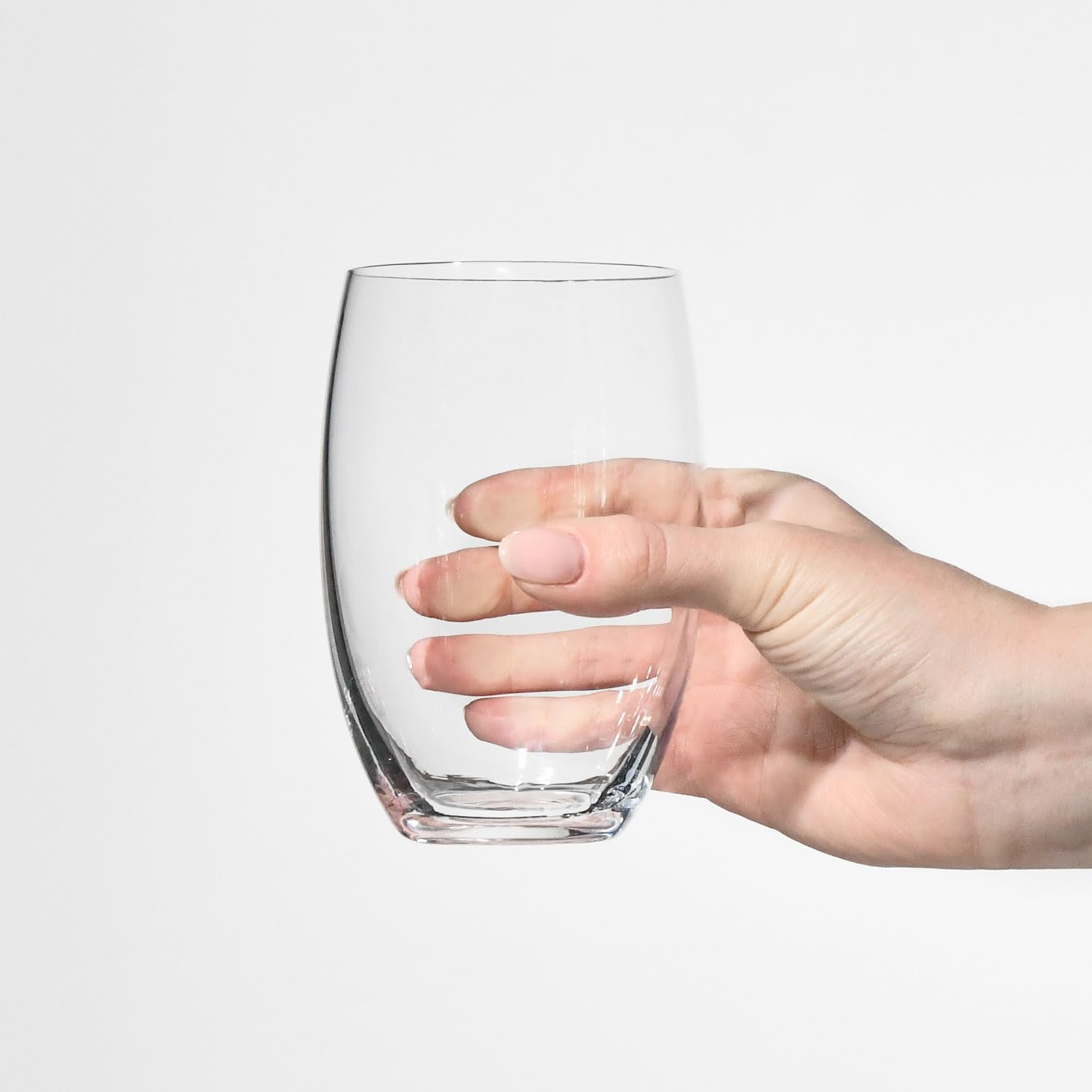 Krosno – Bicchieri da Acqua, Succhi e Cocktail 370 ml – Set da 6 Pezzi – Cristallo Senza Piombo – Collezione Blended – Pareti Sottili, Design Moderno – Ideali per l’Uso Quotidiano