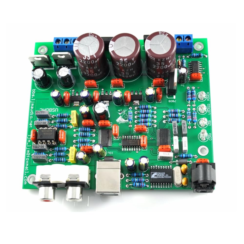LJM CS4398 DAC with USB Fiber Decoder 24/19K Chip Has Been Welded