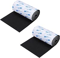 Vista 15 de Almohadillas de fieltro para muebles, cinta de fieltro autoadhesiva antideslizante para cortar, rollo de tira de fieltro negro resistente