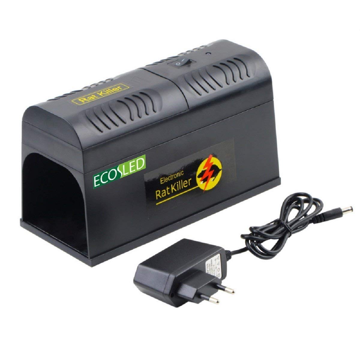 ECOSLED High Voltage Electronic Electric Rodent & Rat, Mouse Trap Zapper Killer (Black) (B07MVN4MDW) Amazon Price History, Amazon Price Tracker