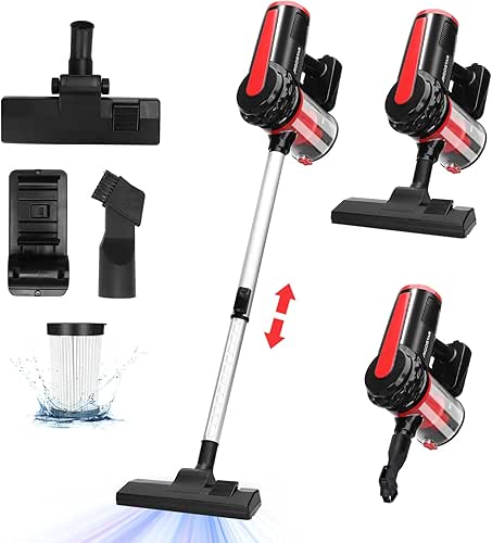Aigostar Aspirateur Vertical Balai et à Main de 600W. Double