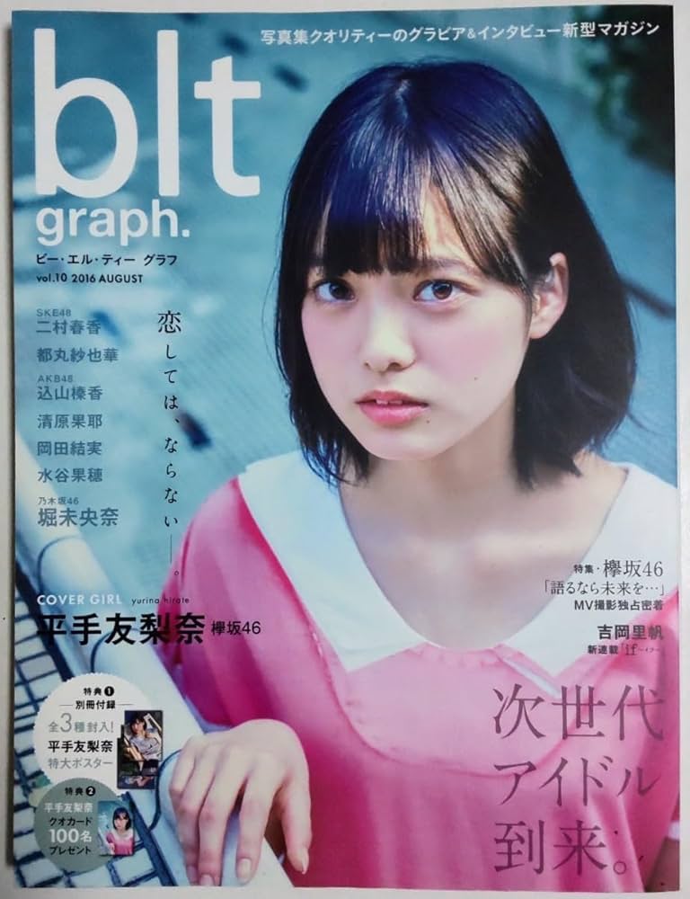激レア 欅坂46 平手友梨奈 blt graph 抽プレ 激レア 欅坂46 平手友梨奈 blt graph 抽プレ