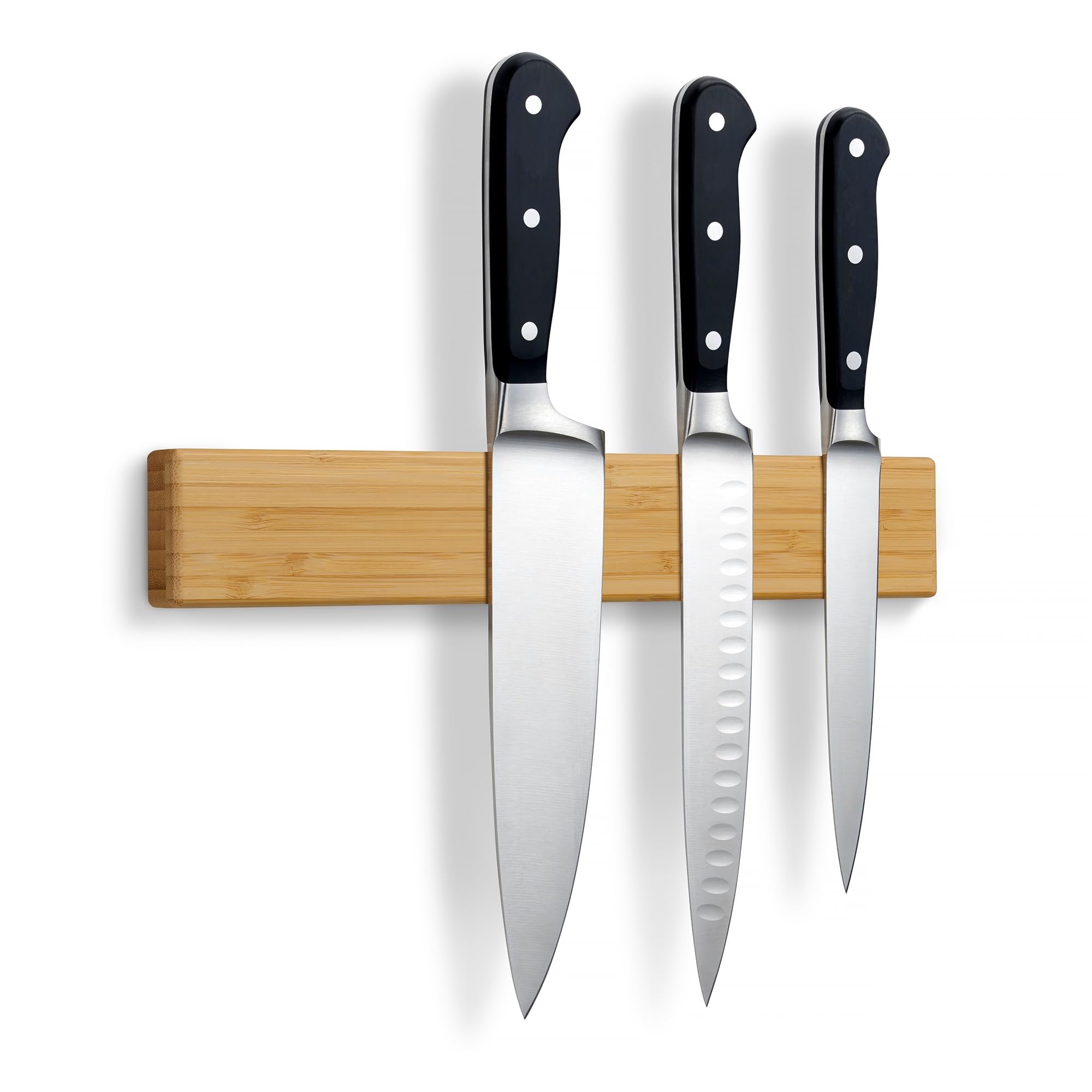 LARHN Magnetic Knife Rack in Bamboo - 30 cm