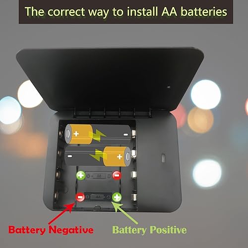 Miniatura 6 de Cargador de teléfono con batería Emergencia  USB Batería Banco de energía portátil 4 AA Baterías Enchufe alimentado (negro)