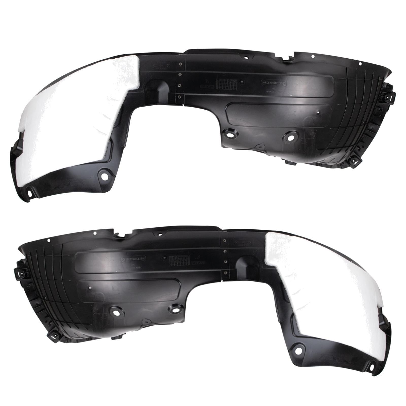 TRQ Front Inner Fender Liner Set | For 2016-2018 Hyundai Tucson HY1248185 HY1249185