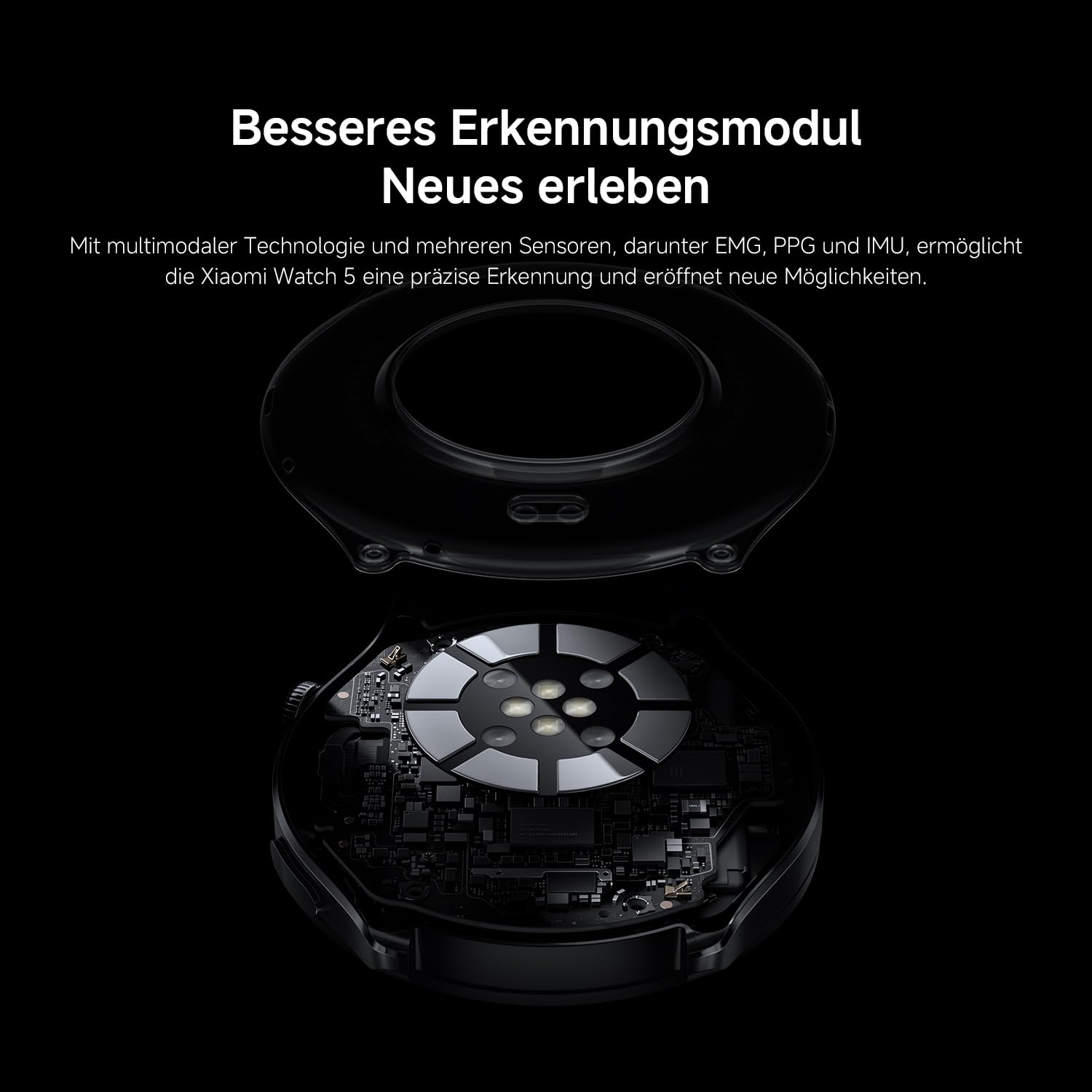 XIAOMI Watch 5 Smartwatch 47mm, Google Wear OS, NFC-Zahlung, KI mit Gemini, 1,54” Display, bis zu 6 Tagen Akkulaufzeit, GPS-Fitness-Tracking, Gestensteuerung, Bluetooth, Nur für Android, Grün