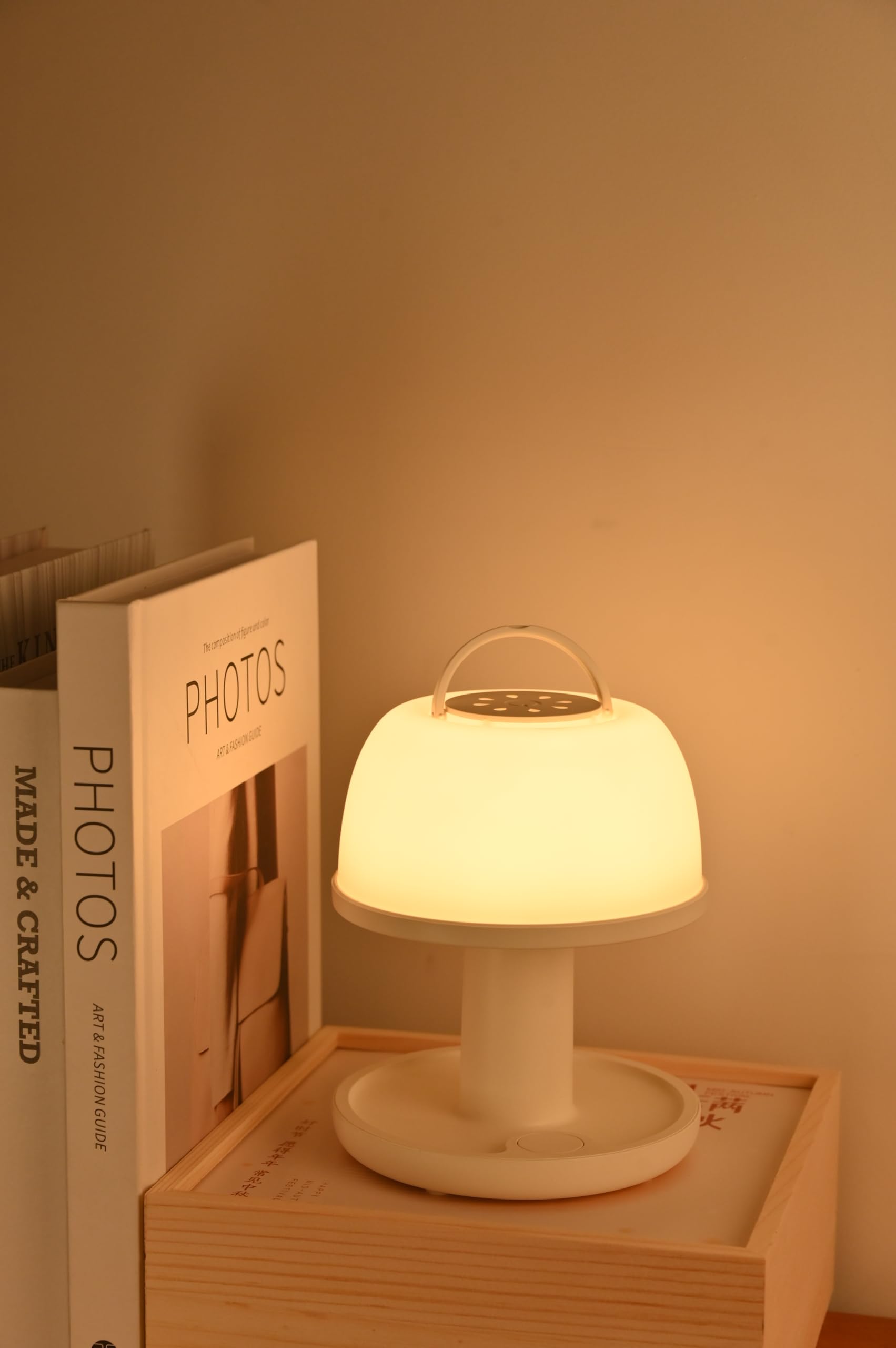 Feliigo LED Tischlampe kabellos mit Touch,Nachttischlampe Touch Dimmbar,Tragbar Nachtlampe USB Aufladbar Kabellos mit 4 Lichtfarbtemperaturen für Schlafzimmer Wohnzimmer Camping