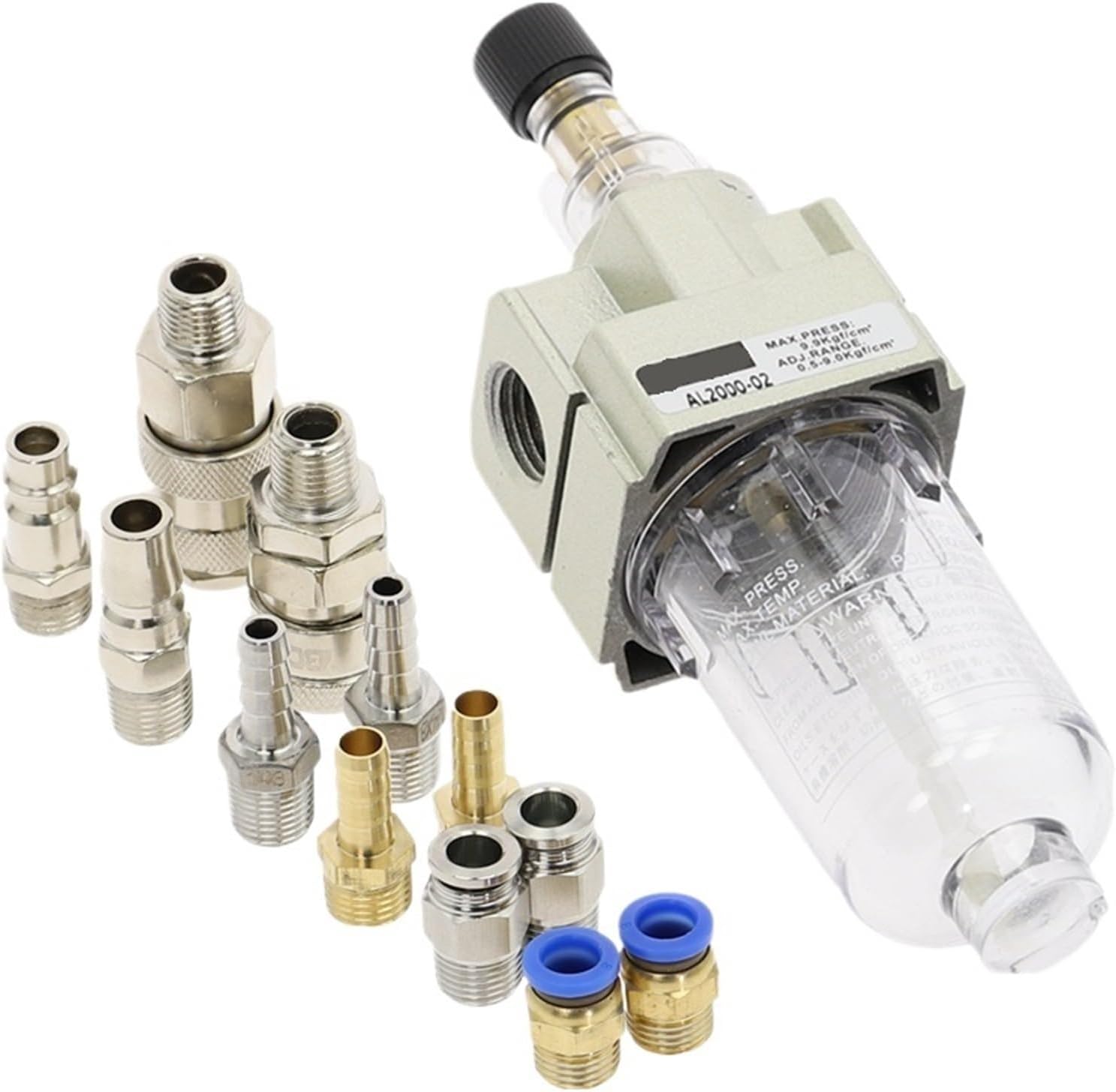 Source Treatment Unit Pneumatic Lubricator Water Oil air Lubricator E-U Fittings(AL2000-02,4MM)