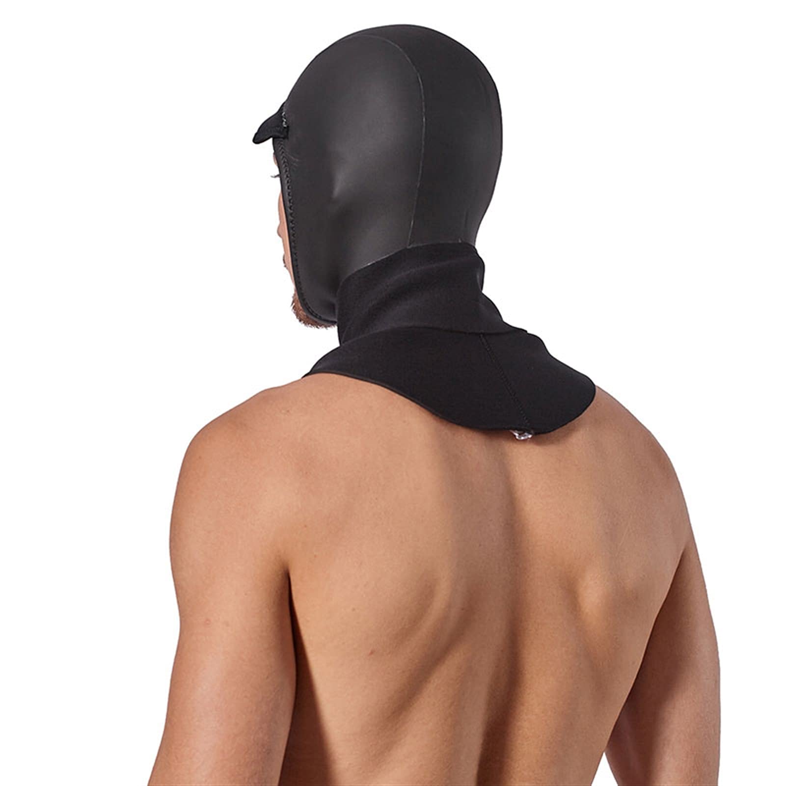 JINGYAN Czepki pływackie Wetsuit Dive Bib Hood 3mm Neoprenowy Stretch, do Sporty wodnego w zimnej nurkowaniu Nurkowanie Skin Neopren Face Pieczęć