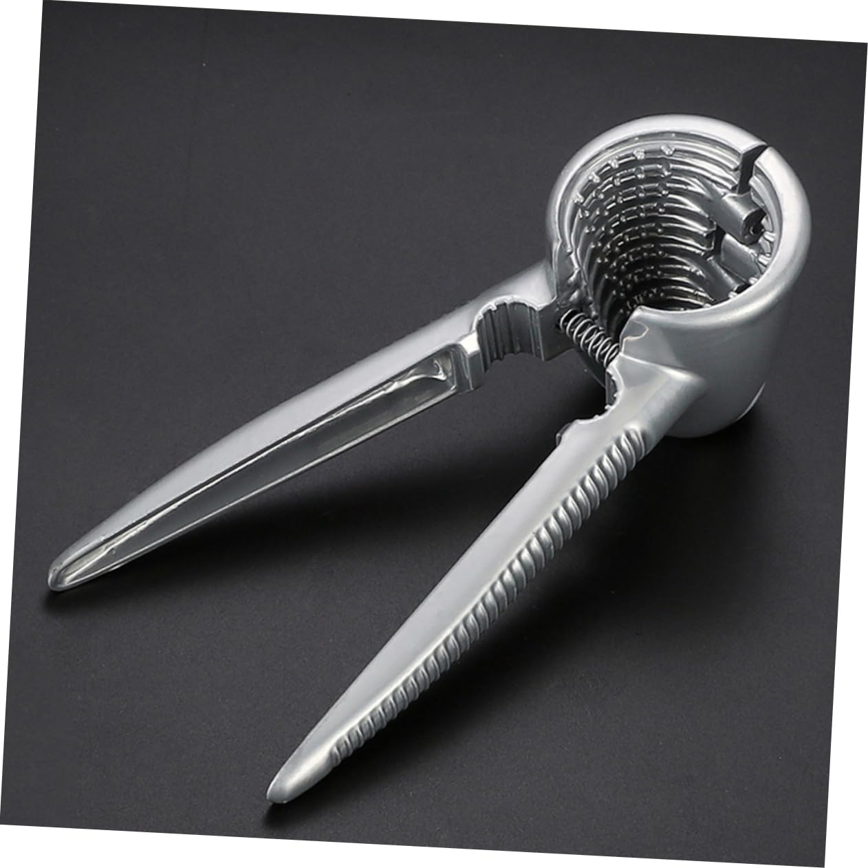 SOLUSTRE 1Pc Aluminum Alloy Nut Cracker Tool Multifunctional Walnut Clamp for Home Use Design for Hassle Nut Opening for Walnuts Pecans and More