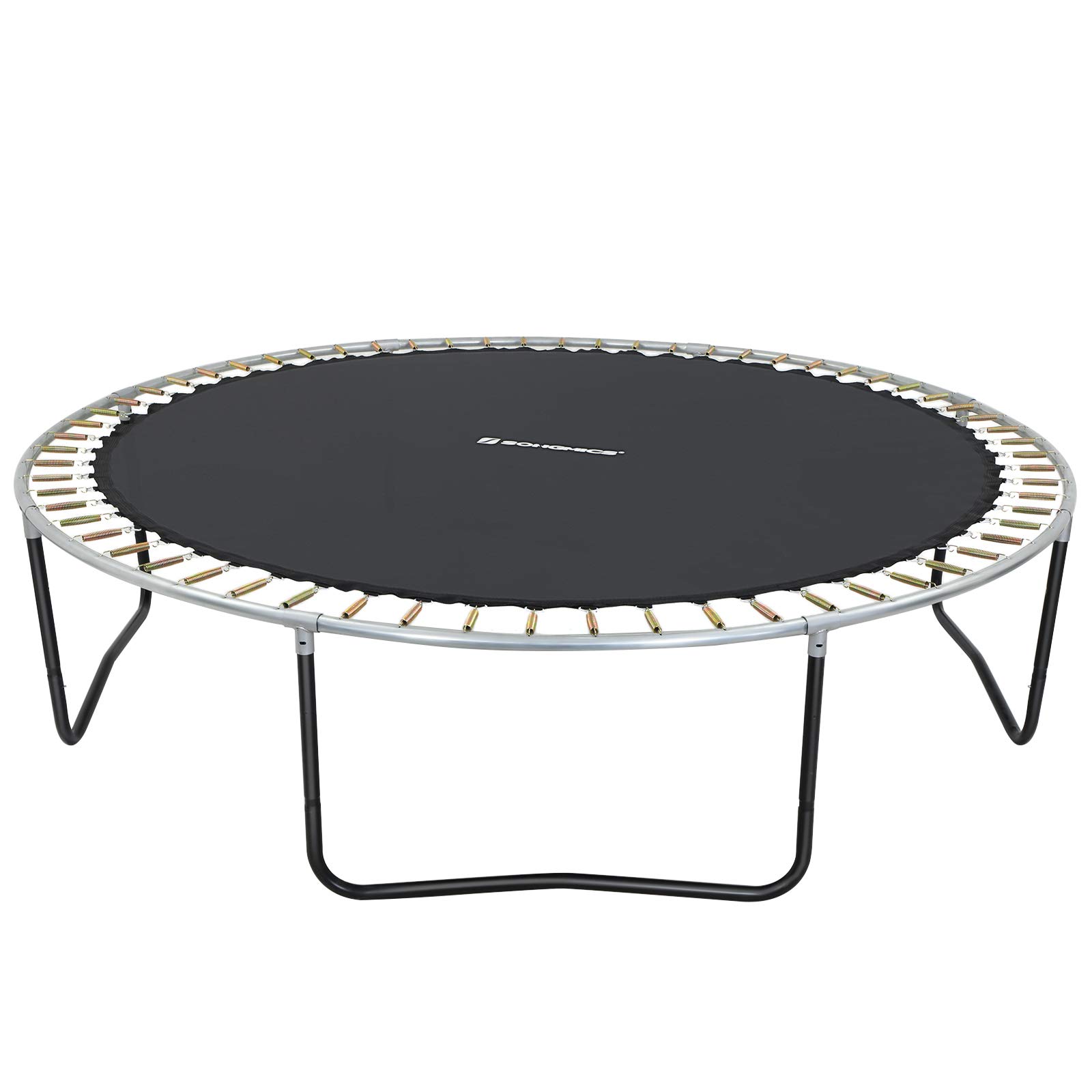 SONGMICS Tapis de Saut pour Trampoline (Ø 244, 305, 366 cm, Tapis de Saut, Accessoire de Trampoline, Rechange), Couleur Noire