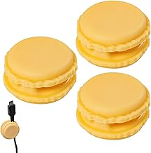 Lambo Soporte para cable telefónico, gestión de cables de silicona, en de macaron, clip de cable multifuncional, organizador de cables autoadhesivo, organizador de cables duradero para