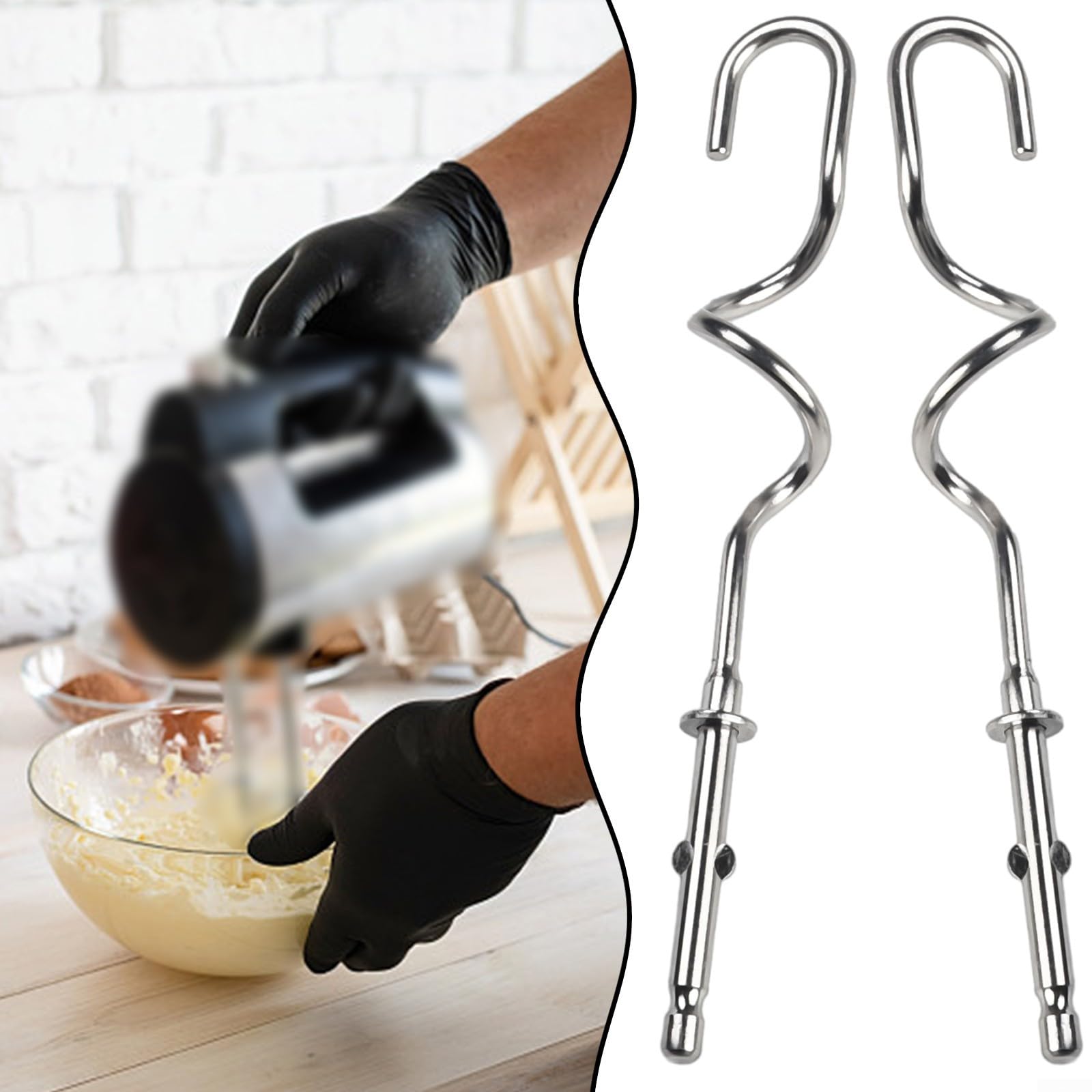 Per Frusta Piatta Con Testa Di Miscelazione KA Per Robot Da Cucina Con Testa Inclinabile Da 45 5 Quarti 91801495