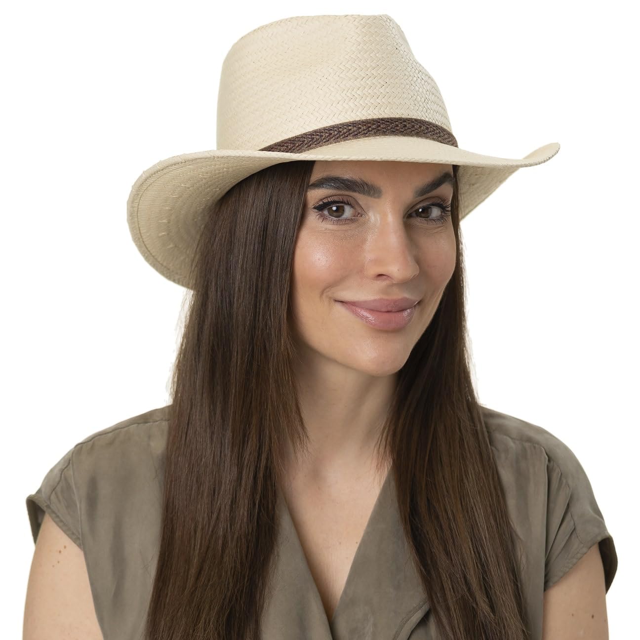 Mayser Maxwell Western Straw Hat Men Nature 6 3/4-6 7/8