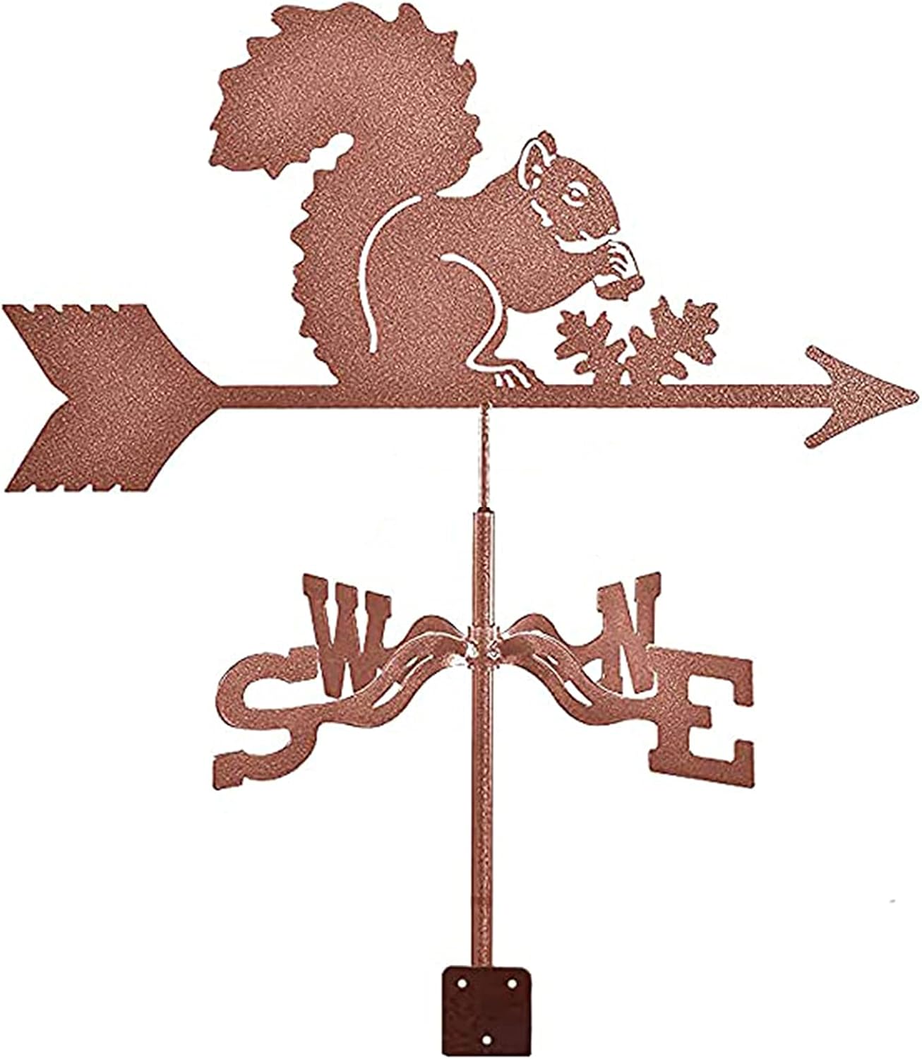 Weathervane, Weather Vane,Metal Weathervane Outdoor Roof Garden Mount Yard Decor Weather Vane, European Style Indicating Wind Direction for Home Outdoor Crafts Ornaments