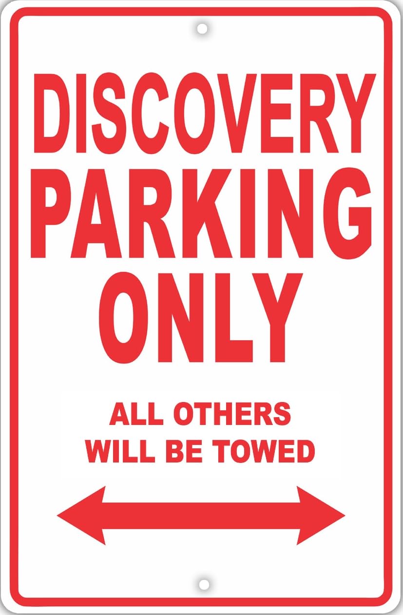 Discovery Parking Only All Others Man Cave Novelty Garage Metal Sign