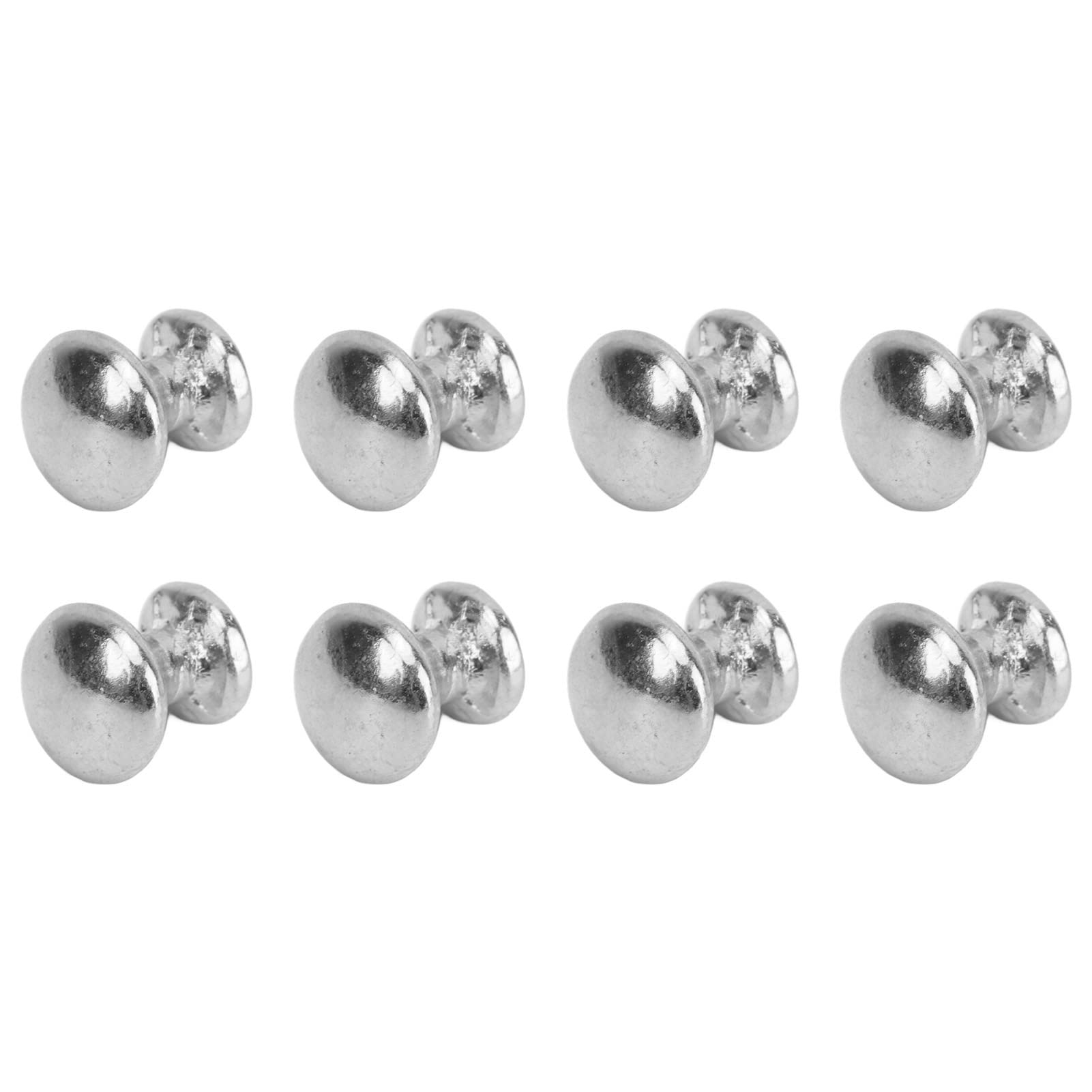 Lot de 8 boutons miniatures à tête ronde à l'échelle 1:12, boutons de poignée de porte de maison de poupée, mini poignées de tiroir, accessoires pour maison de poupée (doré