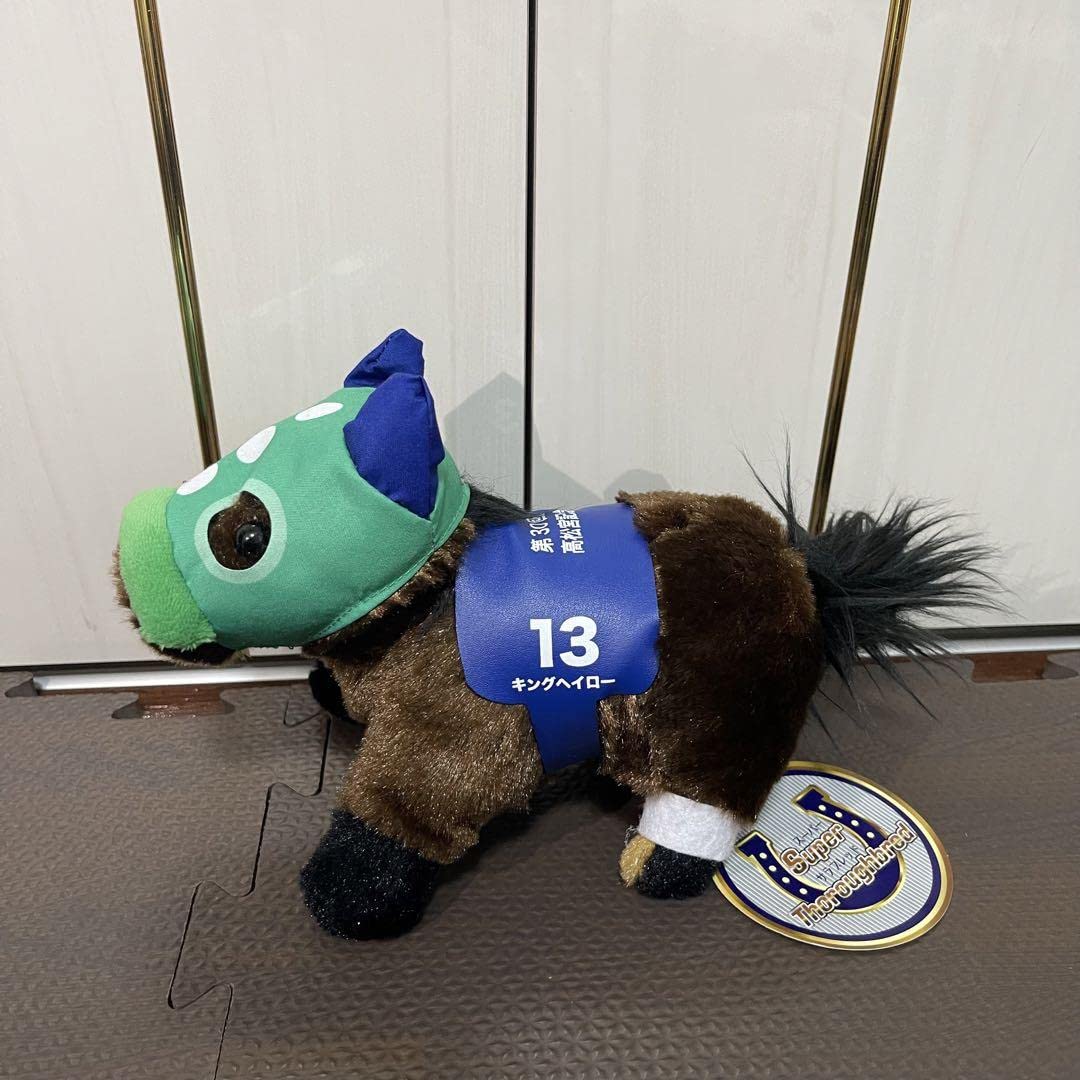 Amazon.co.jp: ぬいぐるみ 競馬 バブルガムフェロー キング