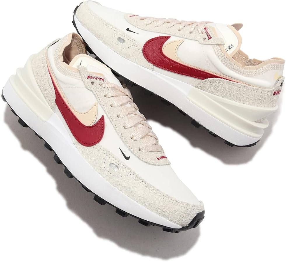 NIKE DX4309-100 ホワイト/レッド スニーカー WMNS) Nike Waffle One SE 'Sail Gym Red' DX4309-100