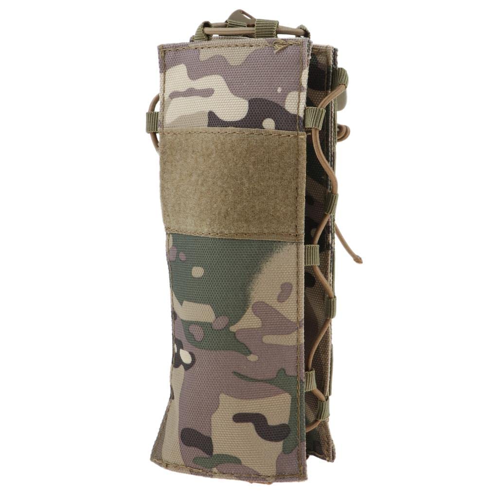 CLUB BOLLYWOOD Military Molle Tactical Travel Water Bottle Flask Pouch Carry Bag Case Camoflage-image-27