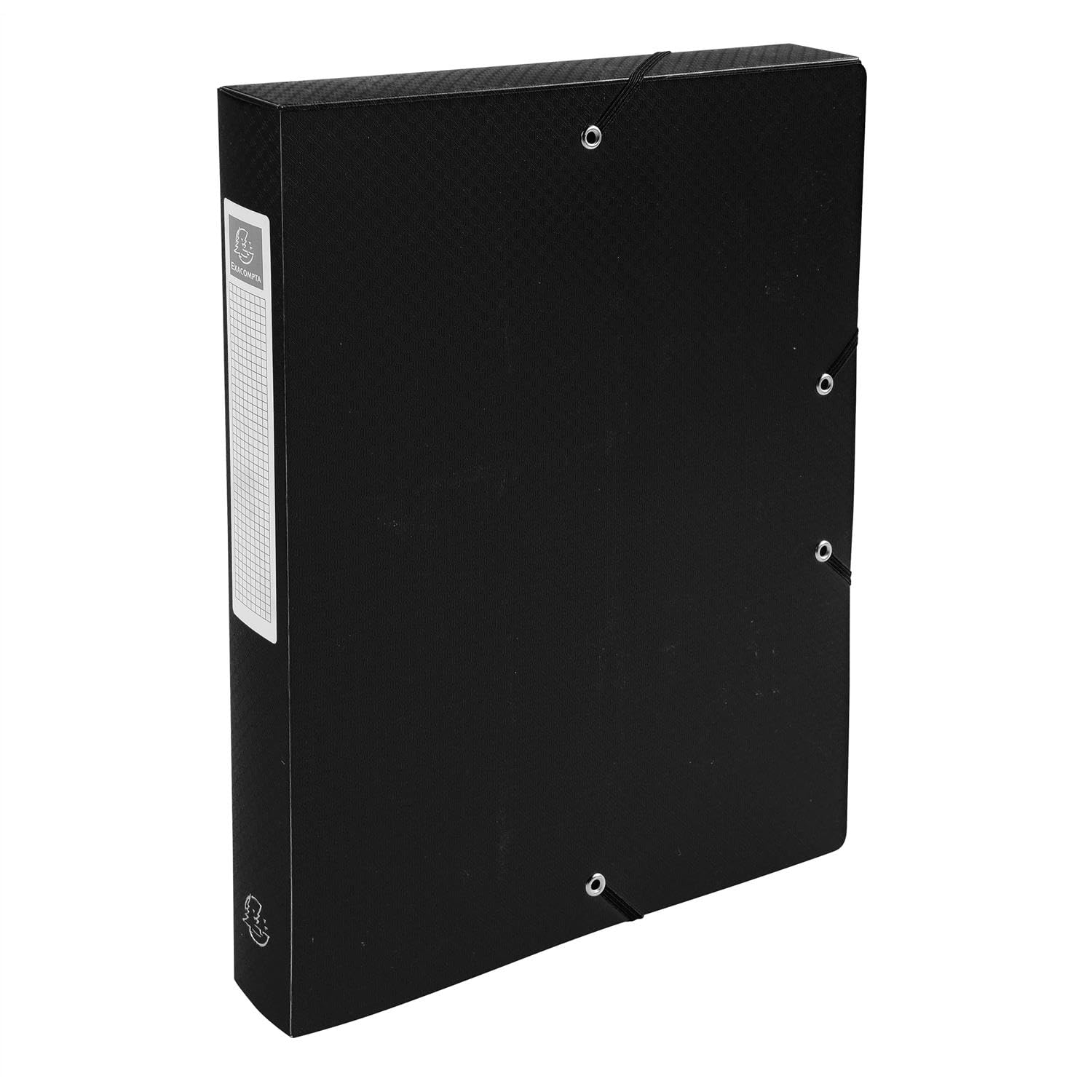 EXACOMPTA Lot de 8 Boites de Classement Exabox Dos 40mm PP 7/10e OPAK - A4 - Couleurs assorties
