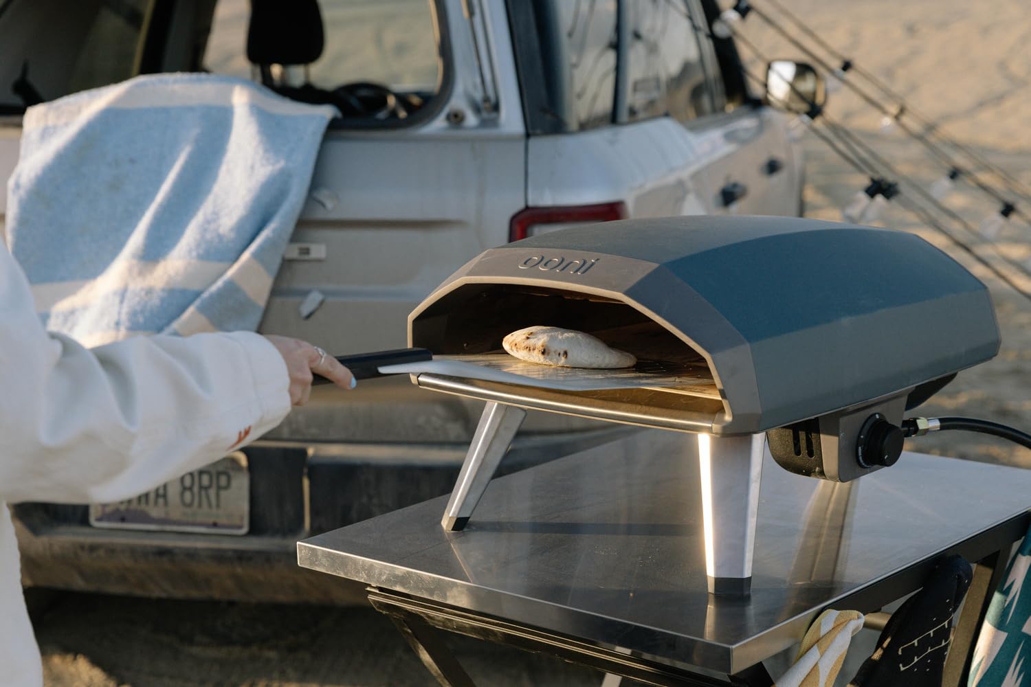 Ooni Koda 2 Gas Pizzaofen 14" – Schwarzgrau – Tragbarer Pizza Ofen mit G2 Gas Technologie – Kompakt & Leistungsstark – Neapolitanische Pizza in 60 Sekunden - Ooni pizzaofen gas – (DE|AT 50 mBar)