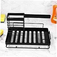 Vista 2 de Cabilock Escurridor de esponja Soporte para fregadero de jabón, soporte para platos de fregadero, bandeja de fregadero de cocina, soporte